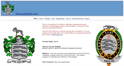 Desktop Screenshot of briscoefamily.com